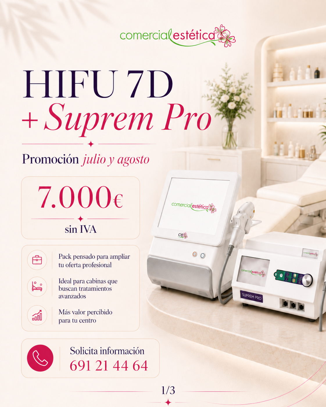 HIFU 7D + Suprem Pro