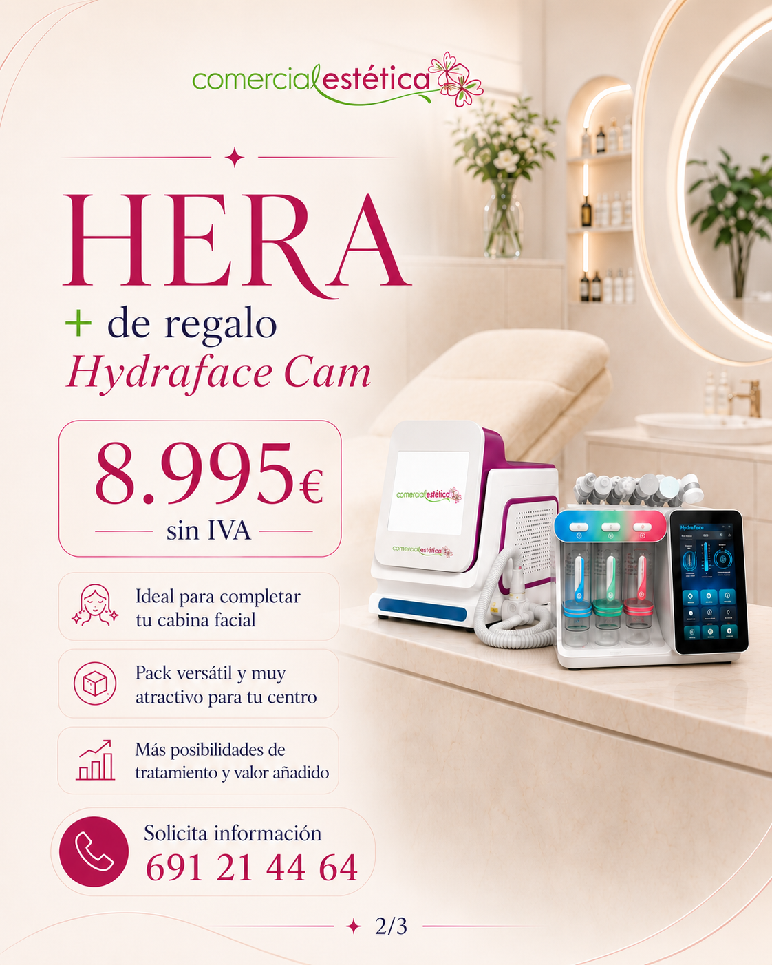HERA + Hydraface Cam de regalo