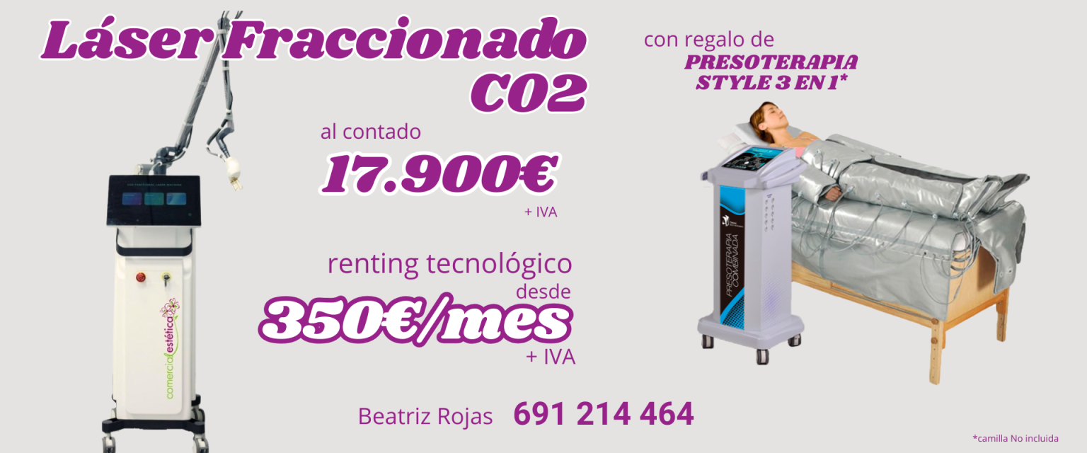 Promoción Enero. Láser Fraccionado CO2 con regalo de presoterapia Style